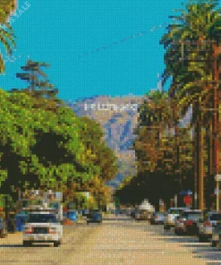 Hollywood Sign La Diamond Painting