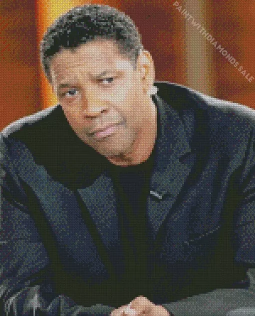 Iconic Denzel Washington Diamond Painting