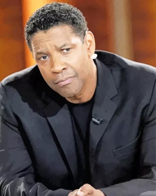 Iconic Denzel Washington Diamond Painting