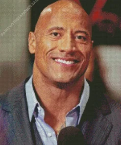 Iconic Dwayne Johnson Diamond Painting