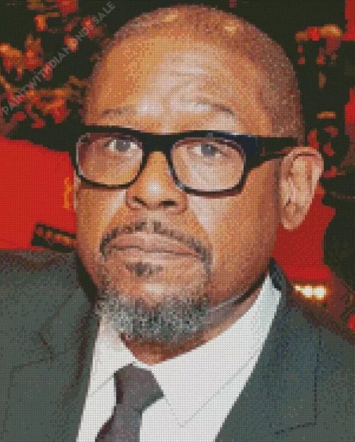 Iconic Forest Whitaker Diamond Painting