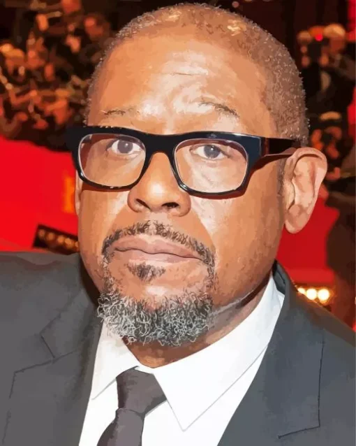 Iconic Forest Whitaker Diamond Painting