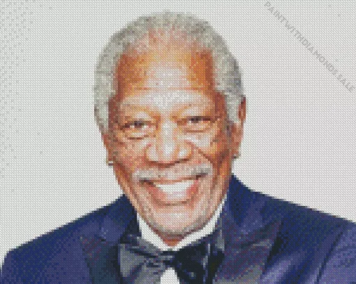 Iconic Morgan Freeman Diamond Painting