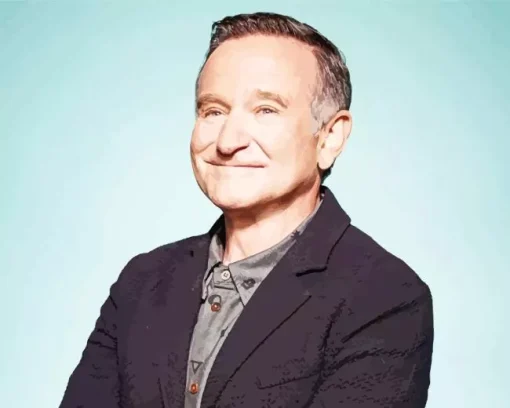 Iconic Robin Williams Diamond Painting