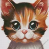 Kawaii Calico Cat Diamond Painting