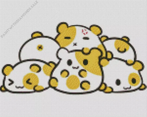 Kawaii Hamster Diamond Painting