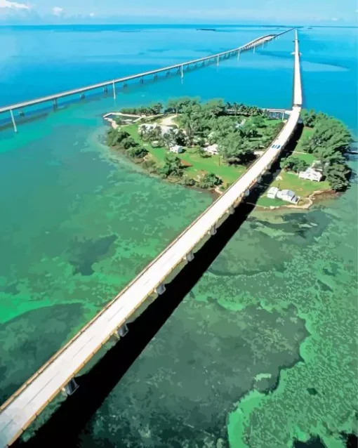 Key West Bridge Florida Diamond Painting