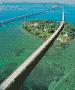 Key West Bridge Florida Diamond Painting