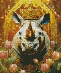 King Rhino Diamond Painting