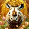 King Rhino Diamond Painting