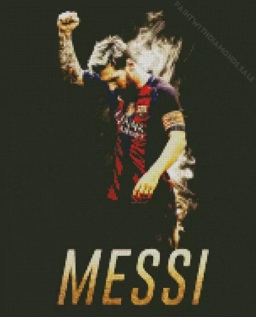 Legandary Lionel Messi Diamond Painting