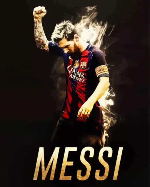 Legandary Lionel Messi Diamond Painting