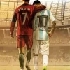 Lionel Messi And Cristiano Diamond Painting