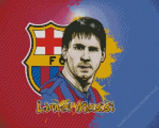 Lionel Messi Art Diamond Painting