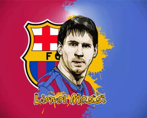 Lionel Messi Art Diamond Painting