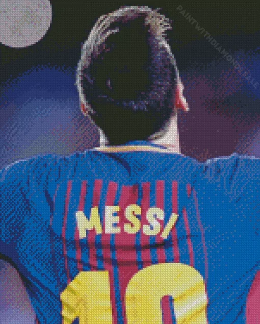 Lionel Messi FC Barcelona Diamond Painting