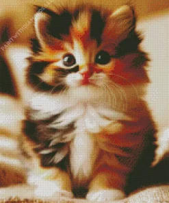 Little Calico kitten Diamond Painting