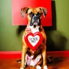 Lovely Boxer Dog Diamond Painting