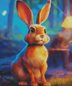 Lovely Hare Diamond Painting