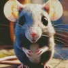 Lovely Grey Opossum Diamond Painting