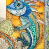 Mandala Chameleon Diamond Painting