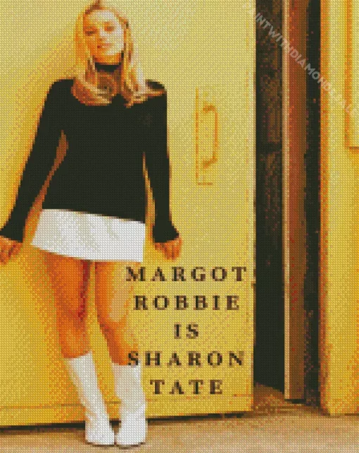 Margot Robbie As Sharon Tate Diamond Painting