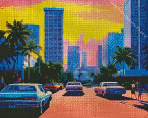 Miami Art Diamond Painting