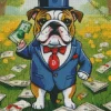 Millionaire Bulldog Diamond Painting