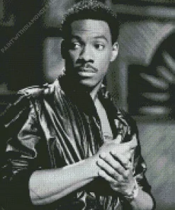 Monochrome Eddie Murphy Diamond Painting