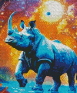 Mythical Rhino Diamond Painting