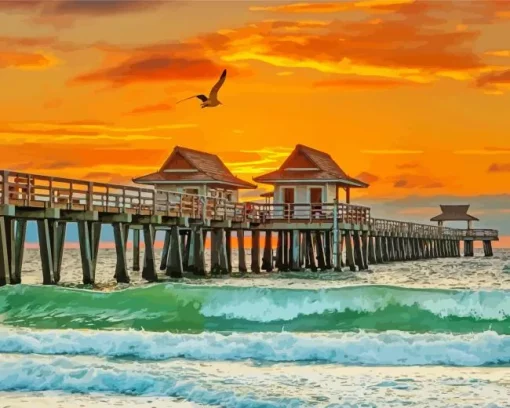 Naples Florida Sunset Diamond Painting