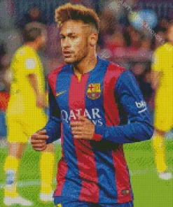 Neymar In Barcelona Diamond Painting