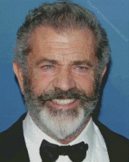 Old Mel Gibson Diamond Painting