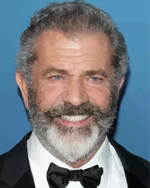 Old Mel Gibson Diamond Painting