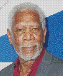 Old Morgan Freeman Diamond Painting