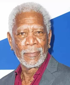 Old Morgan Freeman Diamond Painting