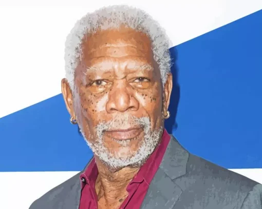 Old Morgan Freeman Diamond Painting