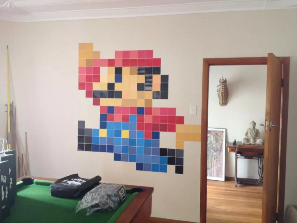 Create a Pixelated Art Wall Mural