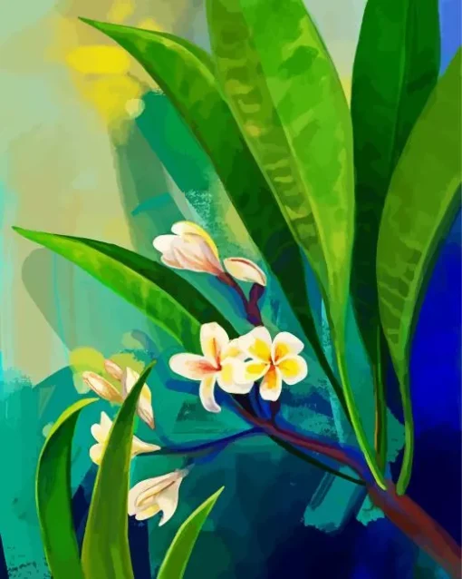 Plumeria Frangipani Diamond Painting