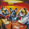 Poker Bulldogs Diamond Painting