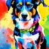 Pop Art Australian Shepherd Diamond Painting