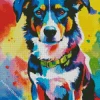 Pop Art Australian Shepherd Diamond Painting