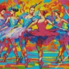 Pop Art Ballet Girls Diamond Painting