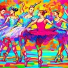 Pop Art Ballet Girls Diamond Painting