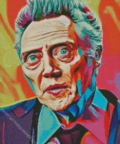 Pop Art Christopher Walken Diamond Painting