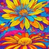 Pop Art Gazania Diamond Painting