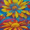 Pop Art Gazania Diamond Painting