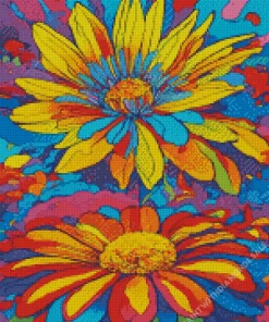 Pop Art Gazania Diamond Painting