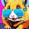 Pop Art Hamster Diamond Painting