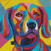 Pop Art Vizsla Diamond Painting